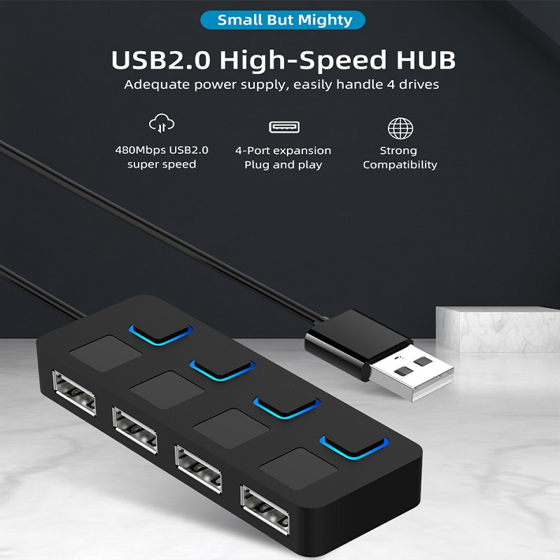 HUB Hub Multi-USB Splitter 4-port Extender